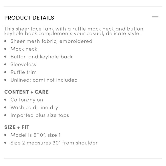 Torrid Black Embroidered Mesh Mock Neck Top - Picture 6 of 10